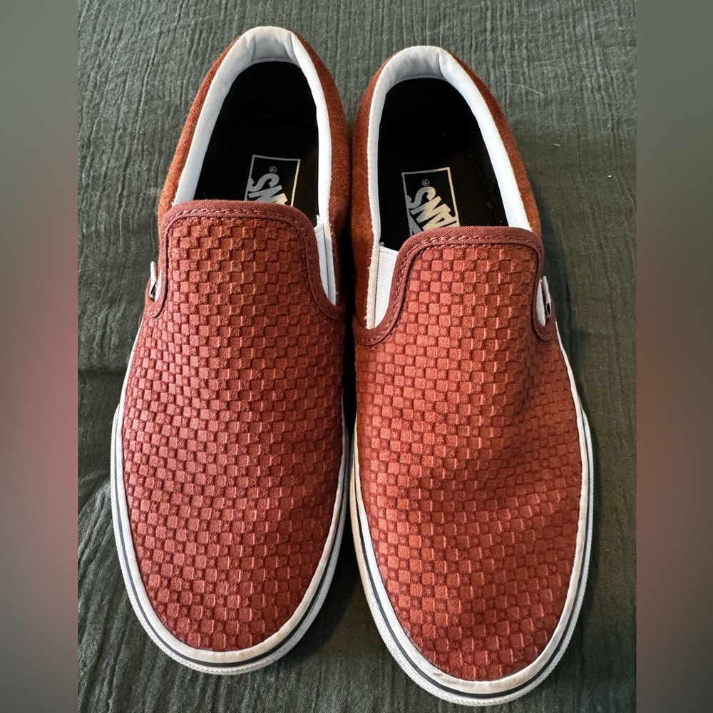 Van’s Slip-On Shoes in Embossed Rust